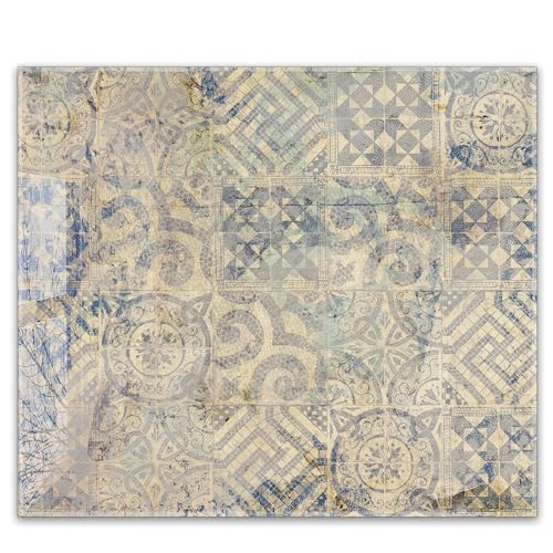Herdabdeckplatte 60x52 cm einteilig aus 4mm ESG Glas | Orientalisches vintage Muster | Herd Abdeckung Abdeckplatte Induktion Schneidebrett Glasplatte für Ceranfeld Herdabdeckplatte 60x52 cm einteilig aus 4mm ESG Glas | Orientalisches vintage Muster | Herd Abdeckung Abdeckplatte Induktion Schneidebrett Glasplatte für Ceranfeld von timalo