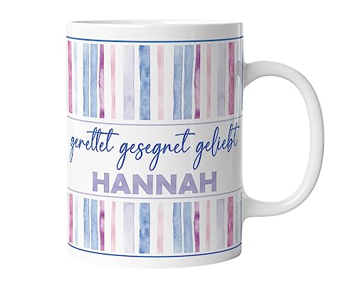 SALT-AND-LIGHT® Christliche Tasse personalisiert mit Namen Geschenk für Christen mit Bibelvers Kaffeetasse Geschenkidee | Du bist Wertvoll | mug-christA-26 von timalo