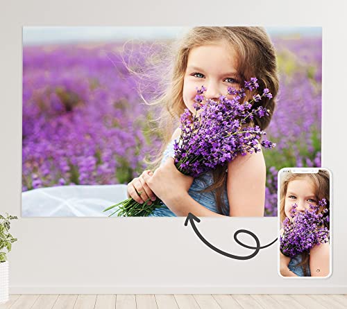 timalo® Eigenes Foto als Premium Poster drucken lassen | individueller Fotodruck als Wandbild | Bild hochladen und Dekoration Banner selbst gestalten | 1200x610mm von timalo