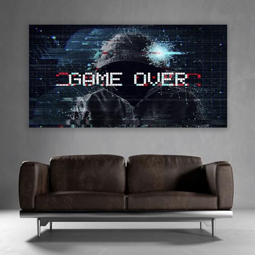 timalo® Gamer Poster gaming zone Wanddeko gamer Bild für die Wand Wandbild Jugendzimmer coole Poster gaming zimmer Bilder für Teenager | Gamerzone | gamer-fba-1-B100xH61cm von timalo
