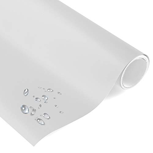 timalo® Premium Möbelfolie selbstklebend uni matt Küchenfolie Klebefolie zum Bekleben von Möbel, Türen PVC Folie Küche Bastefolie Türfolie | Hellgrau-M-50x63cm von timalo