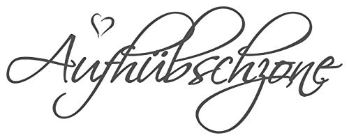 timalo® Wandtattoo fürs Badezimmer „Aufhübschzone“ | 68038-a1-dunkelgrau-58x22 von timalo