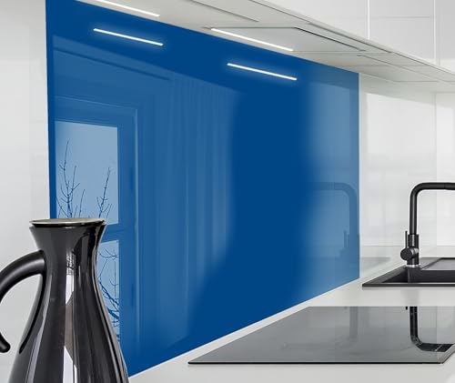 timalo Herd Spritzschutz Wand Platte Spüle, Küche Küchenrückwand Glasoptik | Acryl Glas 2mm | Glasrückwand Acrylglas Rückwandschutz Uni unifarben einfarbig | 160x50cm Blau, Enzianblau timalo Herd Spritzschutz Wand Platte Spüle, Küche Küchenrückwand Glasoptik | Acryl Glas 2mm | Glasrückwand Acrylglas Rückwandschutz Uni unifarben einfarbig | 160x50cm Blau, Enzianblau von timalo