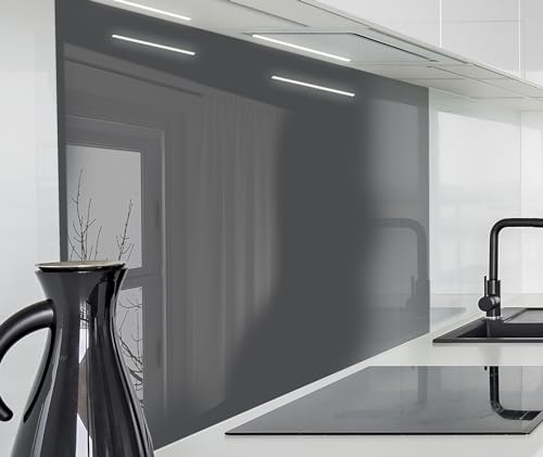 timalo Herd Spritzschutz Wand Platte Spüle, Küche Küchenrückwand Glasoptik | Acryl Glas 2mm | Glasrückwand Acrylglas Rückwandschutz Uni unifarben einfarbig | 60x40cm Dunkelgrau, Anthrazit timalo Herd Spritzschutz Wand Platte Spüle, Küche Küchenrückwand Glasoptik | Acryl Glas 2mm | Glasrückwand Acrylglas Rückwandschutz Uni unifarben einfarbig | 60x40cm Dunkelgrau, Anthrazit von timalo