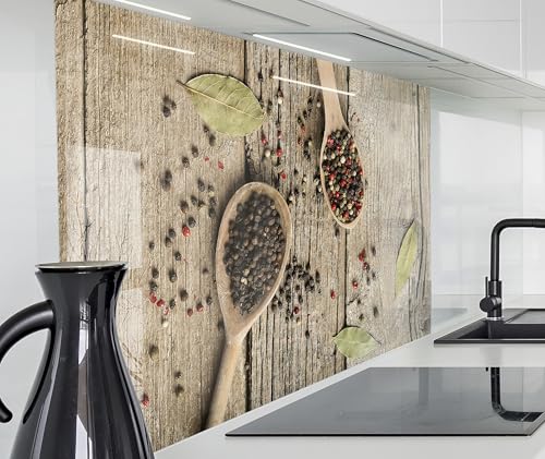 timalo Herd Spritzschutz Wand Spüle, Küche Küchenrückwand Glasoptik | Acryl Glas 2mm | Glasrückwand Acrylglas Küchenpaneele Küchenspiegel | 80x60cm Altes Holz und Pfeffer timalo Herd Spritzschutz Wand Spüle, Küche Küchenrückwand Glasoptik | Acryl Glas 2mm | Glasrückwand Acrylglas Küchenpaneele Küchenspiegel | 80x60cm Altes Holz und Pfeffer von timalo