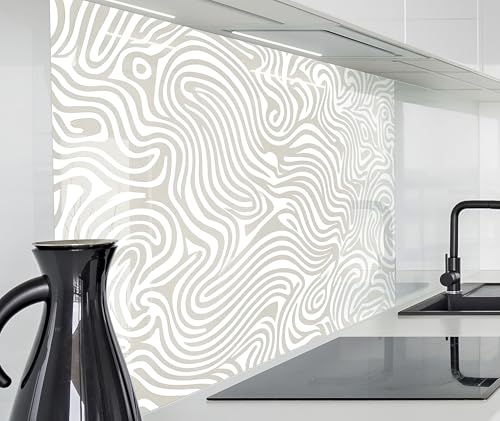 timalo Herd Spritzschutz Wand Spüle, Küche Küchenrückwand Glasoptik | Acryl Glas 2mm | Glasrückwand Acrylglas Küchenpaneele Rückwandschutz Platte | 80x50cm Beiges Muster timalo Herd Spritzschutz Wand Spüle, Küche Küchenrückwand Glasoptik | Acryl Glas 2mm | Glasrückwand Acrylglas Küchenpaneele Rückwandschutz Platte | 80x50cm Beiges Muster von timalo