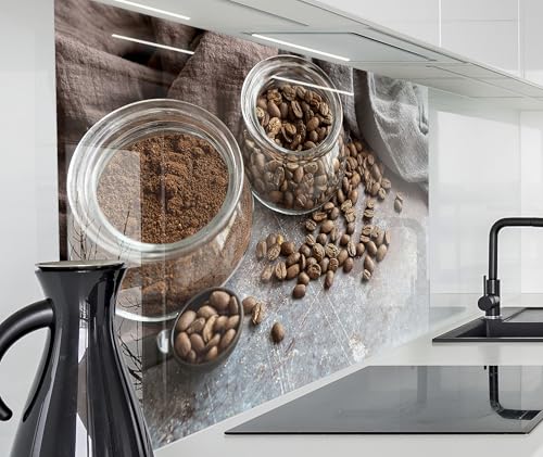 timalo Herd Spritzschutz Wand Spüle, Küche Küchenrückwand Glasoptik | Acryl Glas 2mm | Glasrückwand Acrylglas Küchenpaneele Rückwandschutz Platte | 80x50cm Kaffee Kaffeebohnen timalo Herd Spritzschutz Wand Spüle, Küche Küchenrückwand Glasoptik | Acryl Glas 2mm | Glasrückwand Acrylglas Küchenpaneele Rückwandschutz Platte | 80x50cm Kaffee Kaffeebohnen von timalo