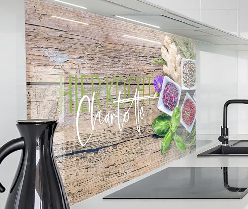 timalo Herd Spritzschutz Wand Spüle, Küche Küchenrückwand Glasoptik | Acryl Glas 2mm | Glasrückwand Acrylglas - personalisiert mit Namen - Rückwandschutz Platte | 100x50cm Gewürze, Holz timalo Herd Spritzschutz Wand Spüle, Küche Küchenrückwand Glasoptik | Acryl Glas 2mm | Glasrückwand Acrylglas - personalisiert mit Namen - Rückwandschutz Platte | 100x50cm Gewürze, Holz von timalo