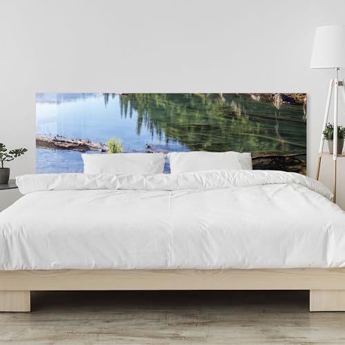 timalo Kopfteil fürs Bett 120 x 80 cm | Bergsee, klares Wasser, Wildnis | Acrylglas Dekoplatte – 2 mm – Wandpaneel Schlafzimmer, Wandschutz Bett timalo Kopfteil fürs Bett 120 x 80 cm | Bergsee, klares Wasser, Wildnis | Acrylglas Dekoplatte – 2 mm – Wandpaneel Schlafzimmer, Wandschutz Bett von timalo