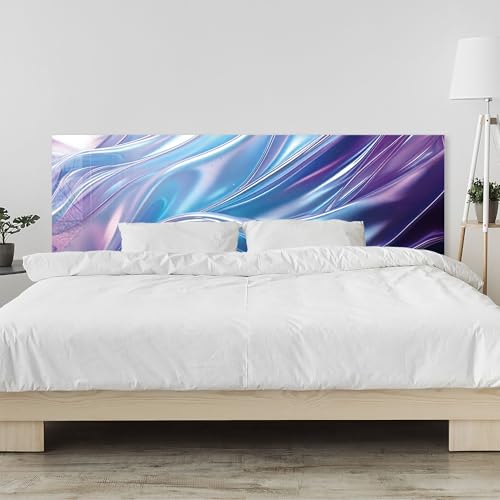 timalo Kopfteil fürs Bett 220 x 58 cm | Buntes Glas Struktur | Design-Wandpaneel für Schlafzimmer – Acrylglas 2 mm – Bettrückwand & Wandschutz Bett von timalo