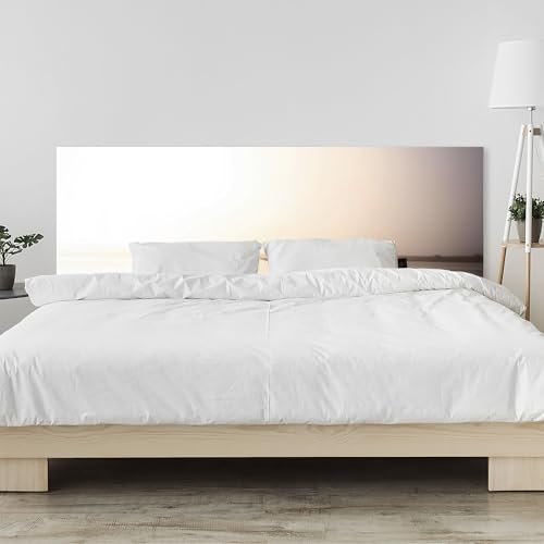 timalo Kopfteil fürs Bett 220 x 58 cm | See in der Abendsonne, Sonnenuntergang | Wandschutz & Bettrückwand – Acrylglas 2 mm – Wandpaneel Schlafzimmer von timalo