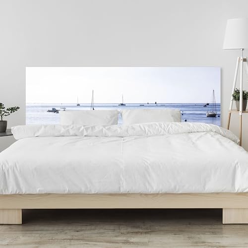 timalo Kopfteil fürs Bett 80 x 60 cm | Frankreich Meer Segelboote | Bettrückwand aus Acrylglas Acryl wie Glas – Wandschutz & Wandpaneel Schlafzimmer, Kopfende von timalo