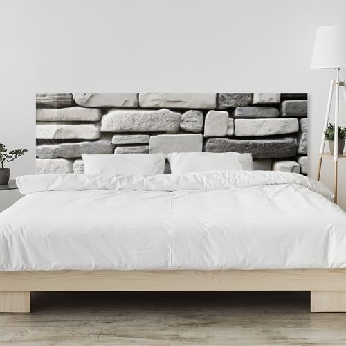 timalo Kopfteil fürs Bett 80 x 60 cm | Steinwand Naturstein | Wandschutz & Bettrückwand – Acrylglas 2 mm – Wandpaneel Schlafzimmer von timalo