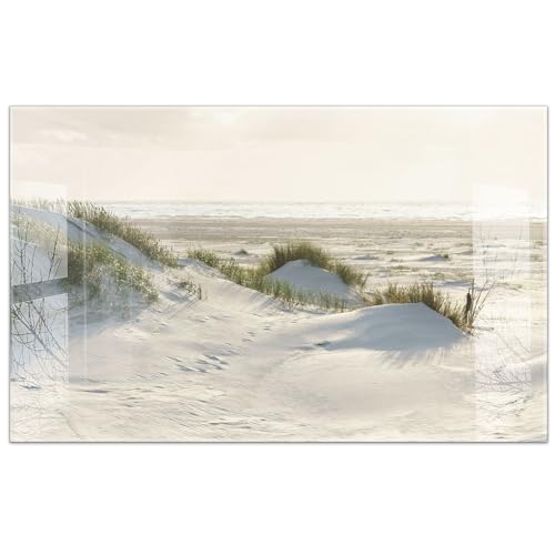 timalo Küchenbild aus Acrylglas modernes Wandbild Glasbild Deko Küche XXL Bild wie Glas | 80x50cm Stranddünen mit Meerblick – Natur, Sand, Küste, Nordsee Strand timalo Küchenbild aus Acrylglas modernes Wandbild Glasbild Deko Küche XXL Bild wie Glas | 80x50cm Stranddünen mit Meerblick – Natur, Sand, Küste, Nordsee Strand von timalo