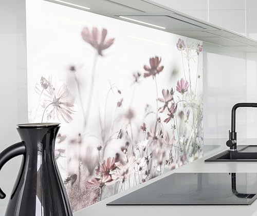 timalo Spritzschutz Wand für Herd, Küche Küchenrückwand Glasoptik | Acryl Glas 2mm | Glasrückwand Acrylglas Wandpaneele Rückwandschutz Platte | 220x58cm Wildblumen Blumenwiese timalo Spritzschutz Wand für Herd, Küche Küchenrückwand Glasoptik | Acryl Glas 2mm | Glasrückwand Acrylglas Wandpaneele Rückwandschutz Platte | 220x58cm Wildblumen Blumenwiese von timalo
