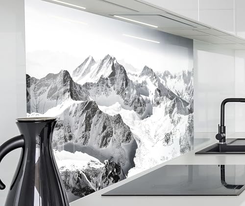 timalo Spritzschutz Wand für Herd, Küche Küchenrückwand Glasoptik | Acryl Glas 2mm | Glasrückwand Acrylglas Wandpaneele Rückwandschutz Platte | 60x40cm Berglandschaft timalo Spritzschutz Wand für Herd, Küche Küchenrückwand Glasoptik | Acryl Glas 2mm | Glasrückwand Acrylglas Wandpaneele Rückwandschutz Platte | 60x40cm Berglandschaft von timalo
