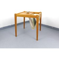 60S Brdr. Furbo Sidetable | Eiche Beistelltisch Vintage Oak Rack Orig. 60Er von timetravelstation