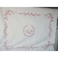 Leinentischdecke Redwork Antike Brocante Sammlerstück Der Gedeckte Tisch Landhausdeko Leinentischdecke Redwork Antike Brocante Sammlerstück Der Gedeckte Tisch Landhausdeko von tinaslandhaus