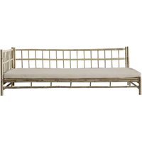 Lounge Bamboo Bett inkl. Sitzkissen sand right von tinekhome