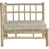 Lounge Bamboo Module Corner inkl. Sitzkissen sand von tinekhome