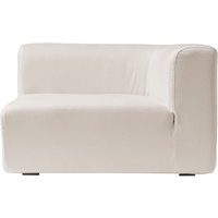 Sofa Module corner curved left inkl. Bezug PEPE creme von tinekhome