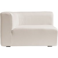 Sofa Module corner curved right inkl. Bezug PEPE creme von tinekhome