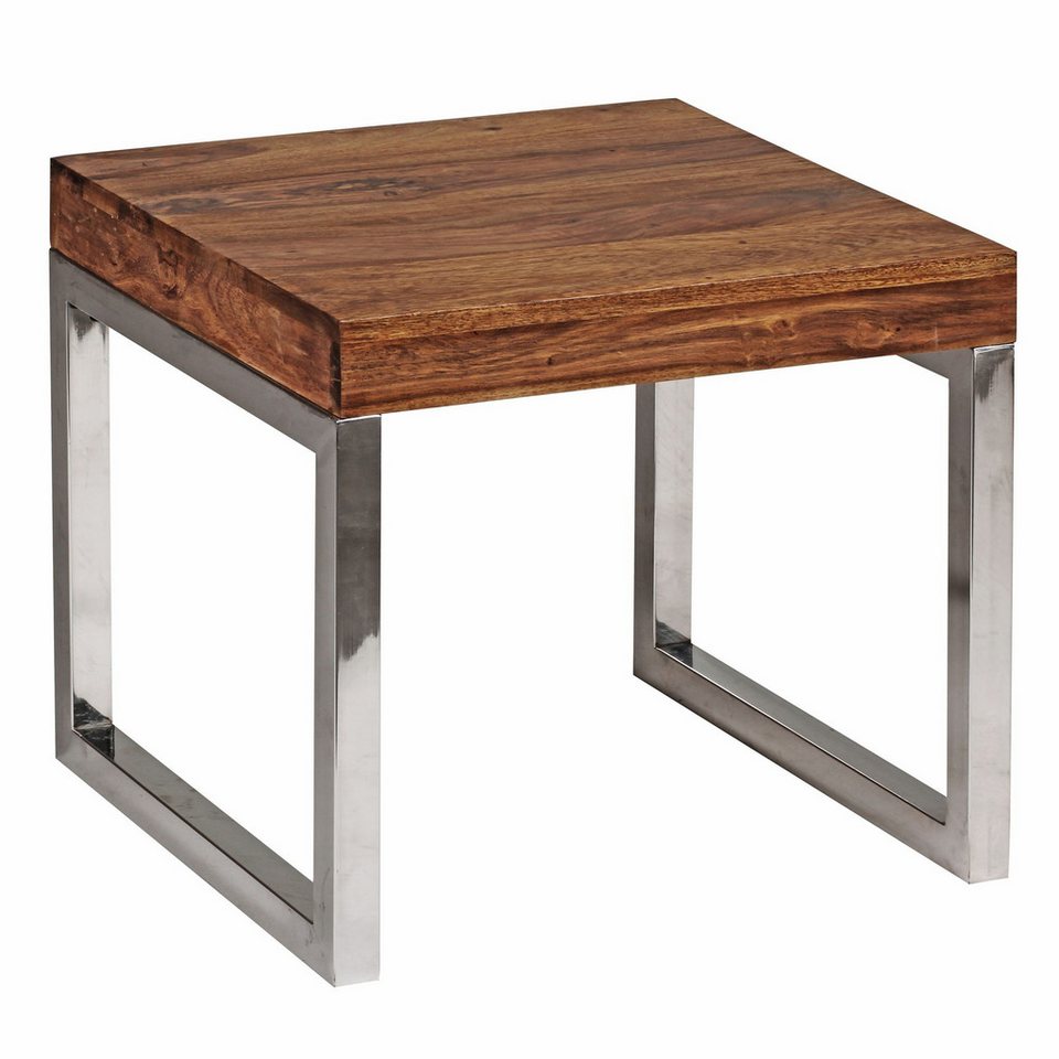 tinkaro Beistelltisch SENER Mango Massivholz, Walnuss finish Couchtisch Braun tinkaro Beistelltisch SENER Mango Massivholz, Walnuss finish Couchtisch Braun von tinkaro