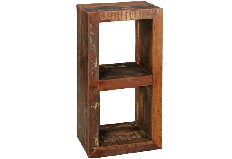 tinkaro Bücherregal ASMUND Recyceltes Mango Massivholz Beistelltisch Braun, 1-tlg. von tinkaro