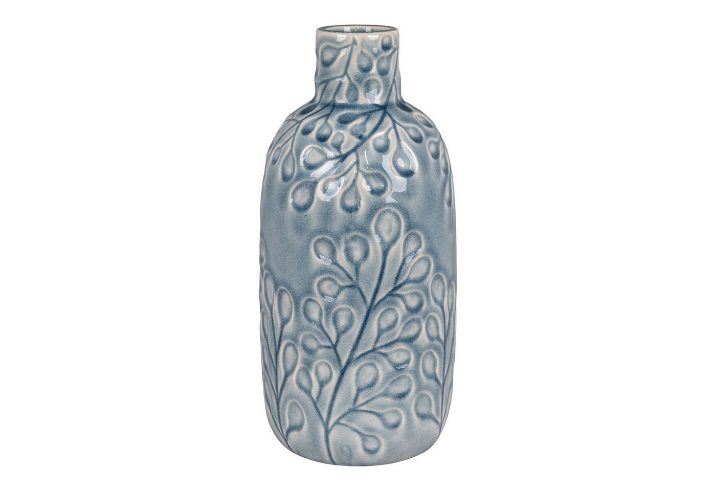 tinkaro Dekovase Vase Steingut Blau (Einzeln) von tinkaro