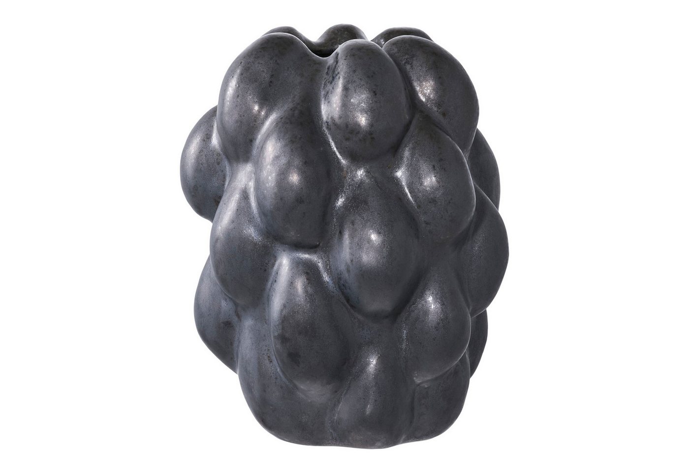 tinkaro Dekovase Vase Steingut Schwarz (Einzeln) von tinkaro