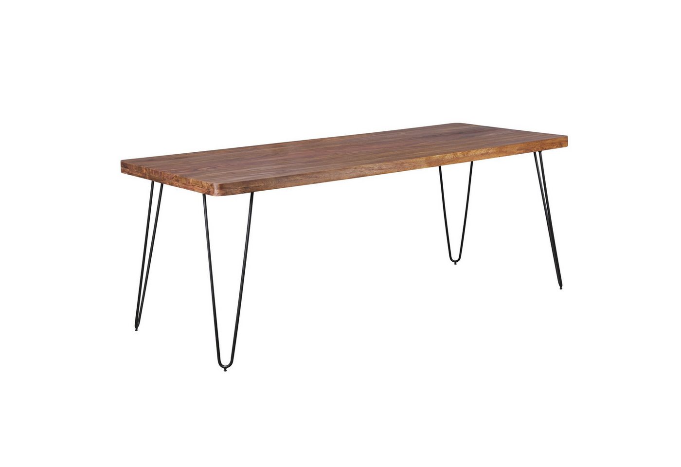 tinkaro Esstisch KARU Mango, Walnuss finish sehr großer Esszimmertisch Tisch Wohnzimmer (1-St) von tinkaro
