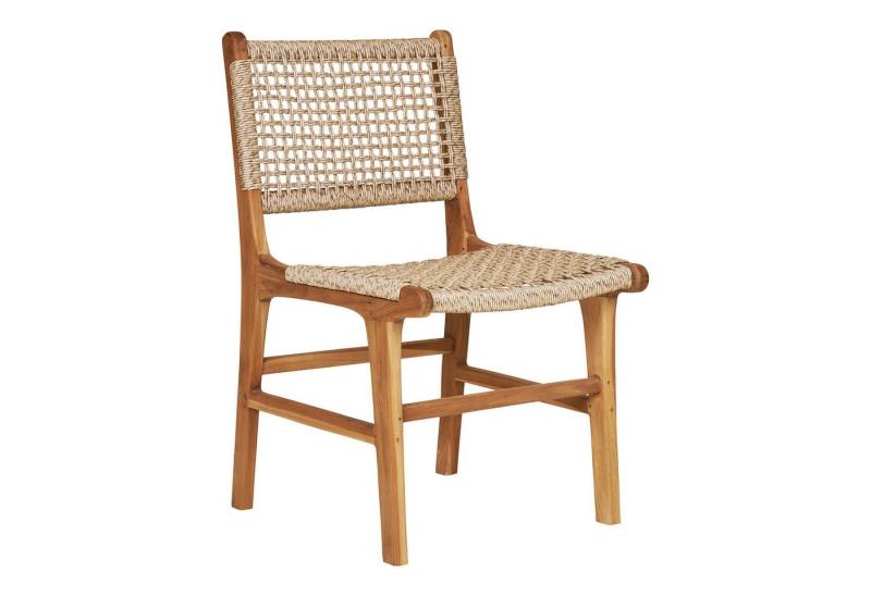 tinkaro Esszimmerstuhl Derby Teak, PE Rattan Natur von tinkaro