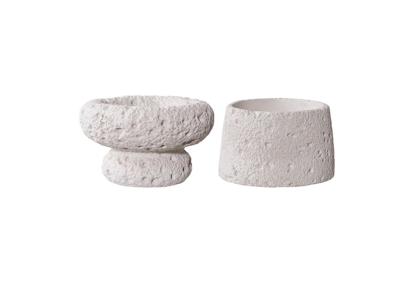 tinkaro Kerzenhalter Zement Grau (2er Set, 2 St) von tinkaro