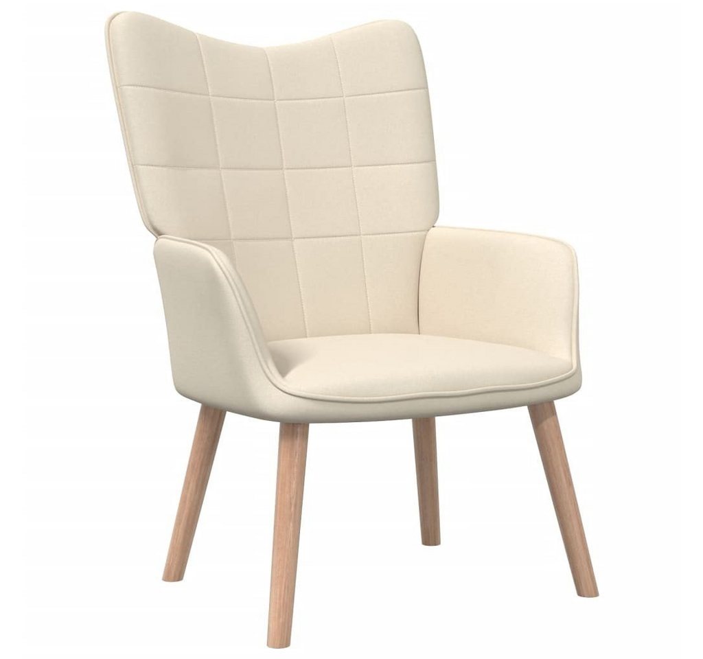tinkaro Sessel CASSIAN Stoff Fernsehsessel Esszimmerstuhl Creme von tinkaro