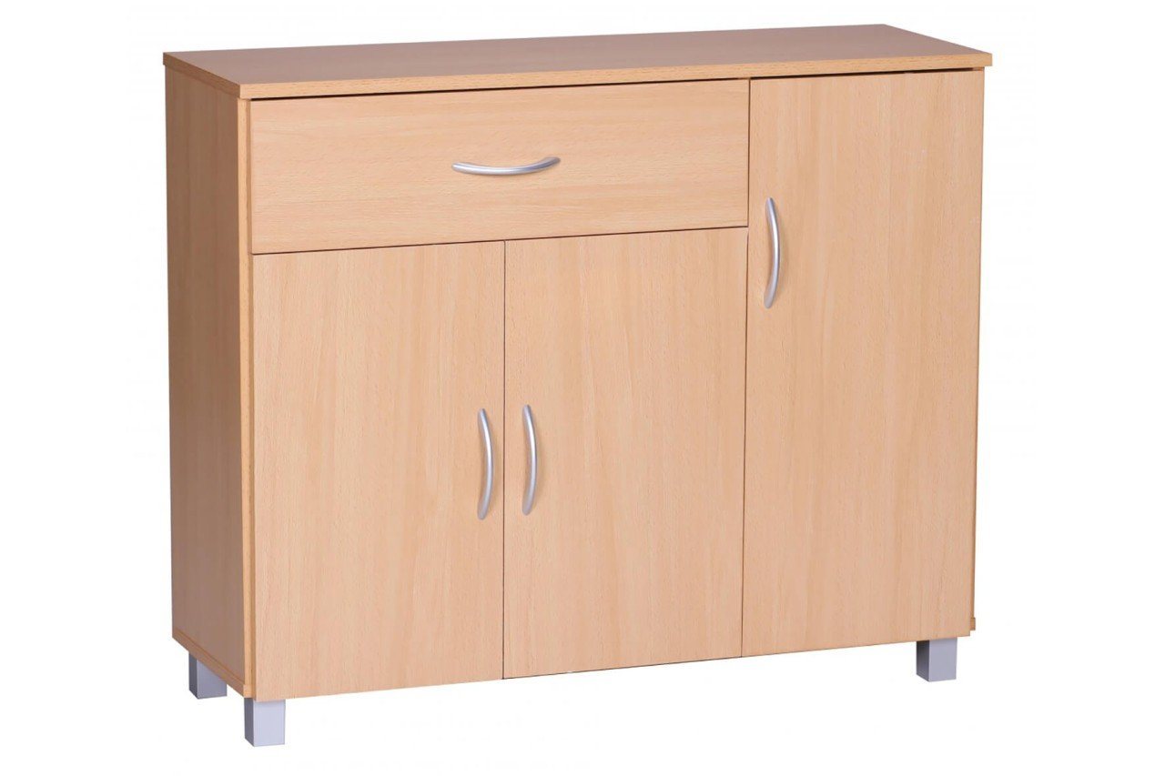 tinkaro Sideboard ERMIRA Holz Flurschrank Braun von tinkaro