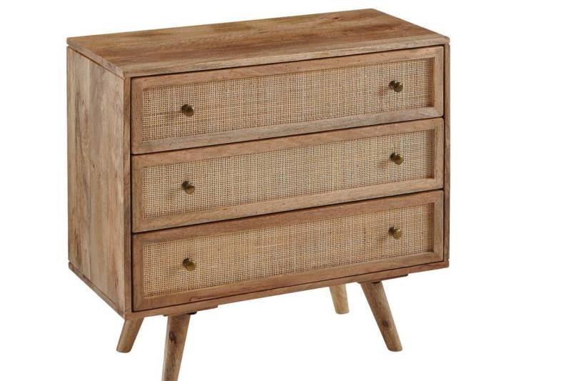 tinkaro Sideboard HENDRIK Mango Massivholz Anrichte Braun von tinkaro