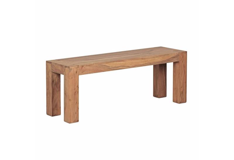 tinkaro Sitzbank NOLA Holzbank Akazie Küchenbank Holz (1-St) von tinkaro
