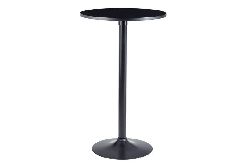 tinkaro Esstisch ANDINA Holz Stehtisch Schwarz (1-St) von tinkaro