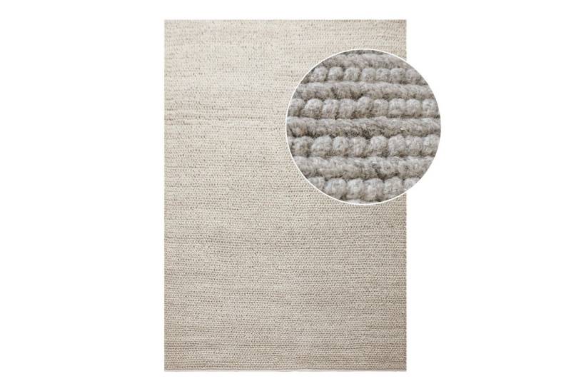 tinkaro Teppich Mandi Vorderseite: 80% Wolle, Rückseite: 20% Baumwolle Natur von tinkaro