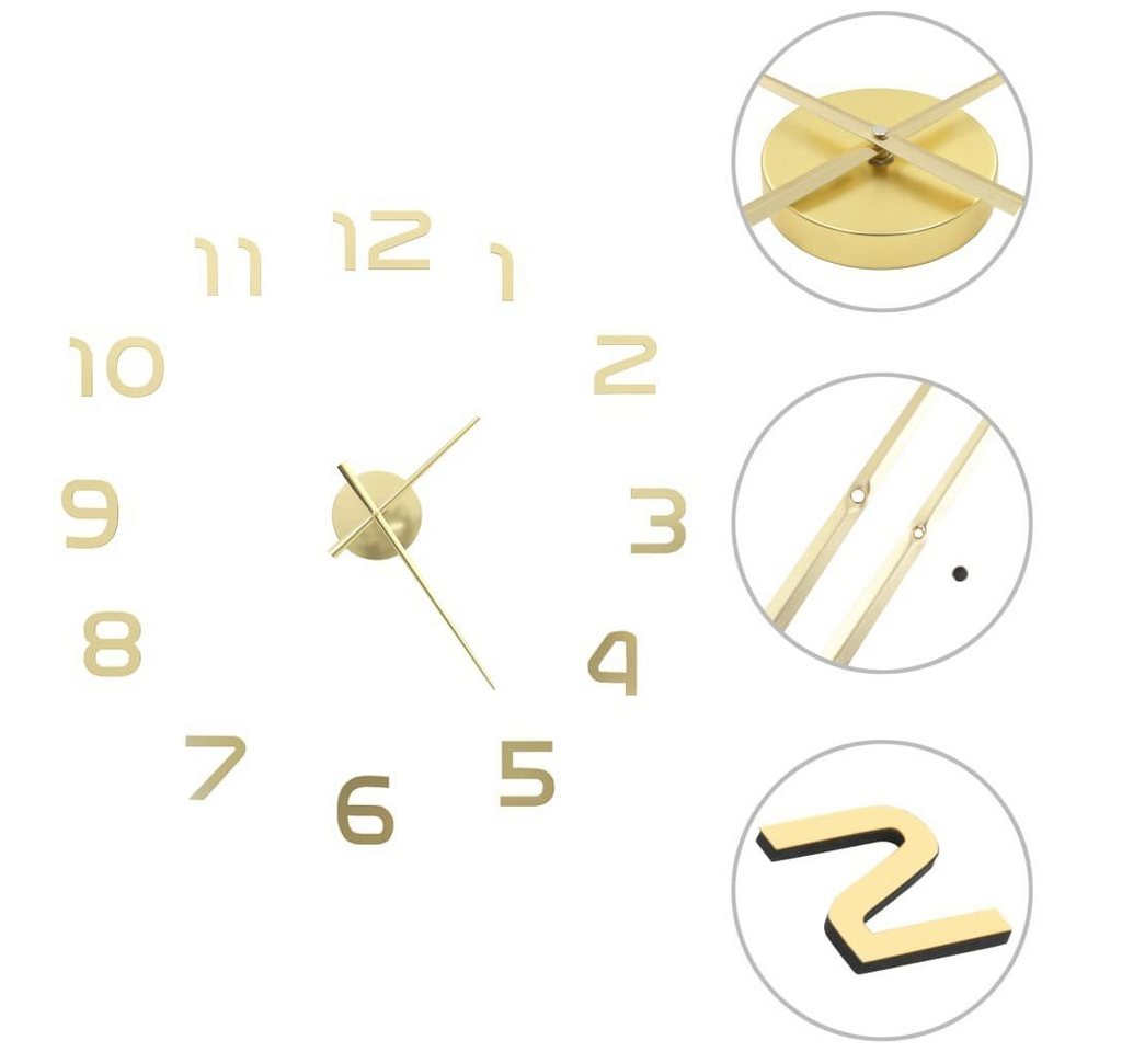 tinkaro Uhr CALLUM 3D-XXL-Golden von tinkaro