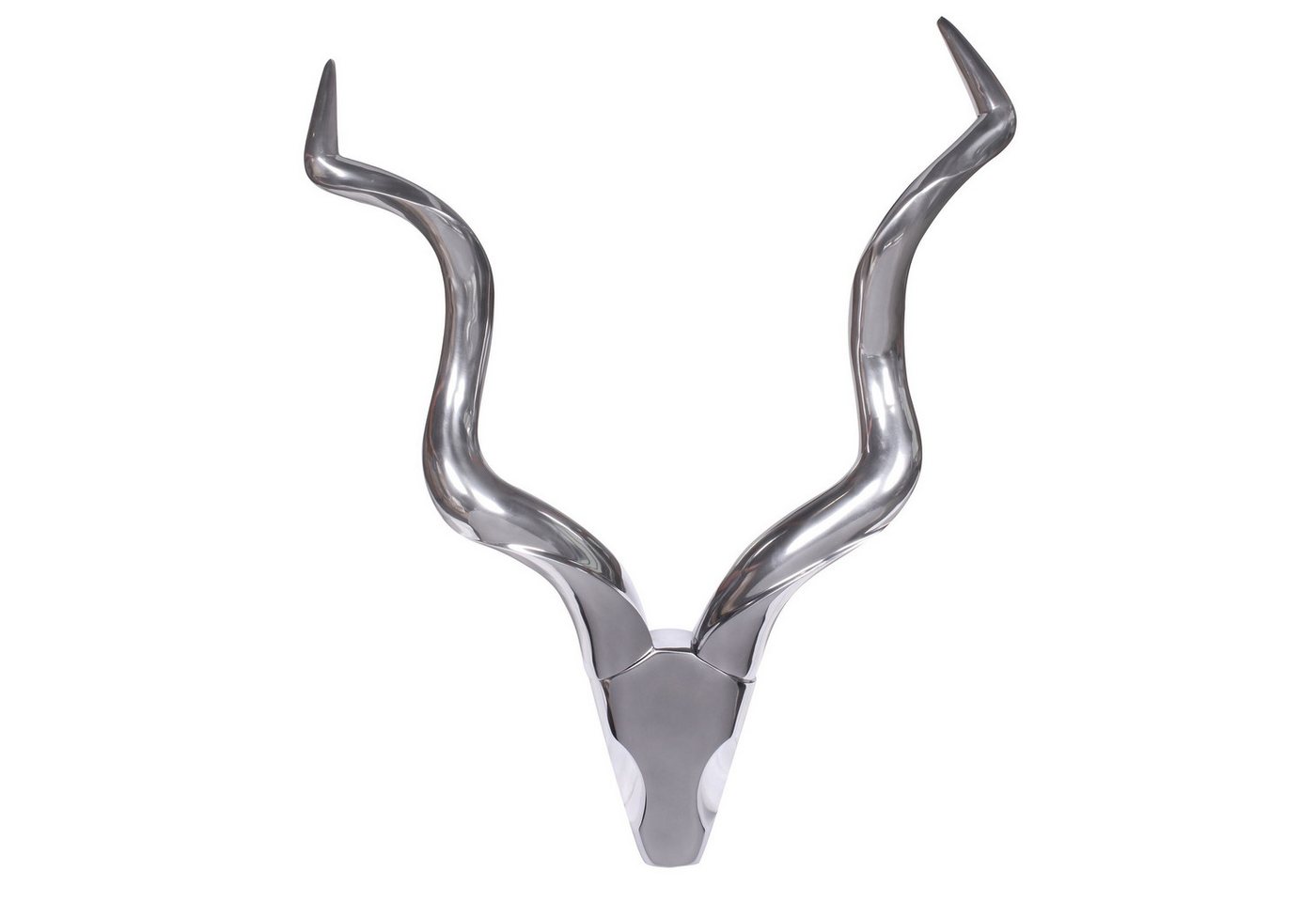 tinkaro Blumentopf BEHRAM Aluminium Wanddeko Silber (1 St) von tinkaro