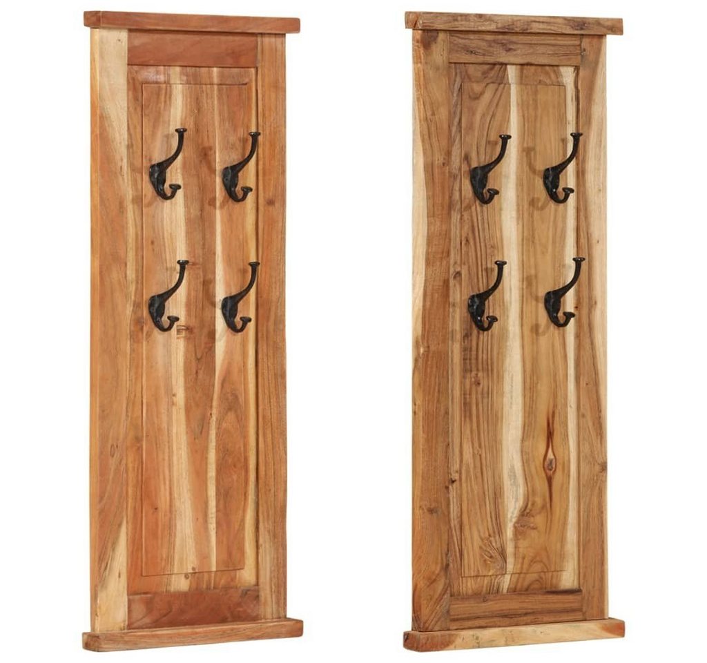 tinkaro Wandgarderobe DITE Massivholz Akazie Hängegarderobe Braun von tinkaro