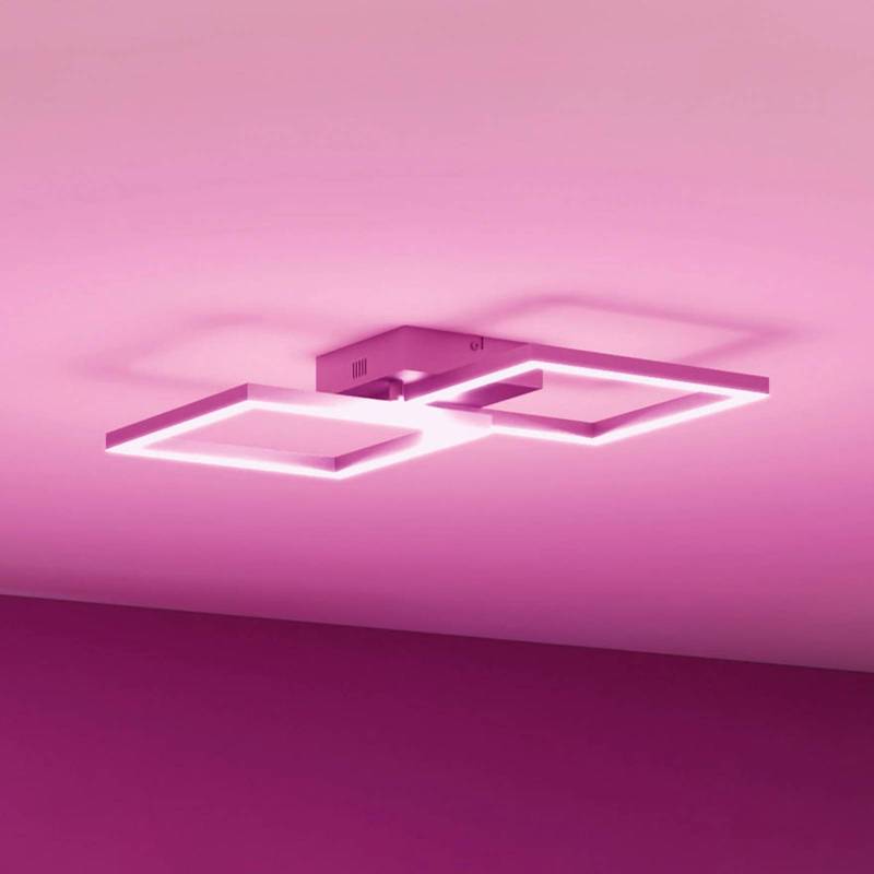 Müller Licht tint LED-Deckenleuchte Cano, RGB, CCT, silber von tint