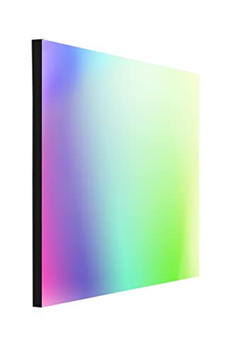 tint Smarte LED-Deckenlampe ARIS – Steuerbar per Alexa oder Fernbedienung – Mit weißem (1800-6500 K) und farbigem Licht RGB – Quadratisches Panel 45 x 45 cm von tint