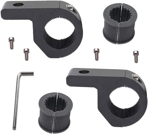 2STK Universal Arbeitsleuchten Halterung,Arbeitsleuchten Halterung, 19-32MM Scheinwerfer Halterung Klemmhalterung Rohr Klemme, Light Bar Mount Bracket, Für Frontschutzbügel,Geländewagen,Auto,Motorrad von tintoke