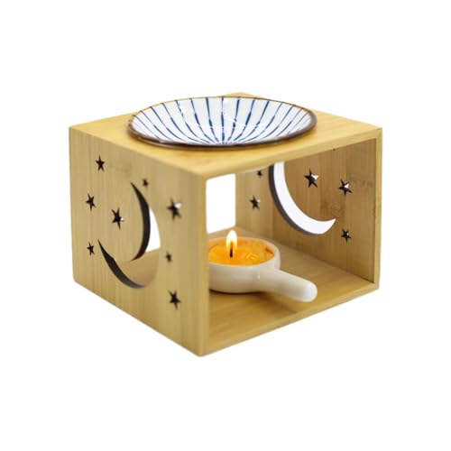 Duftlampe Keramik Bambus,12 * 12 * 9.5cm Wachsbrenner aus Holz,Duftlampe für ätherische Öle,Große Duftlampe Bambus Keramik,Lieferung mit Schale und Kerzenhalter,Geeignet für Zuhause, Büro, Yoga usw. Duftlampe Keramik Bambus,12 * 12 * 9.5cm Wachsbrenner aus Holz,Duftlampe für ätherische Öle,Große Duftlampe Bambus Keramik,Lieferung mit Schale und Kerzenhalter,Geeignet für Zuhause, Büro, Yoga usw. von tintoke