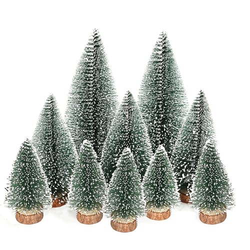 Mini Weihnachtsbaum Künstlicher 10 Stück Mini Grün Tannenbaum DREI Verschiedene Höhen künstlicher Weihnachtsbäume, Künstlicher Weihnachtsbaum Miniatur, Weihnachtsbaum Schnee Klein mit Holzsockel Mini Weihnachtsbaum Künstlicher 10 Stück Mini Grün Tannenbaum DREI Verschiedene Höhen künstlicher Weihnachtsbäume, Künstlicher Weihnachtsbaum Miniatur, Weihnachtsbaum Schnee Klein mit Holzsockel von tintoke