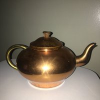 Vintage Kupfer Teekanne - Made in Portugal von tinygreenlemon