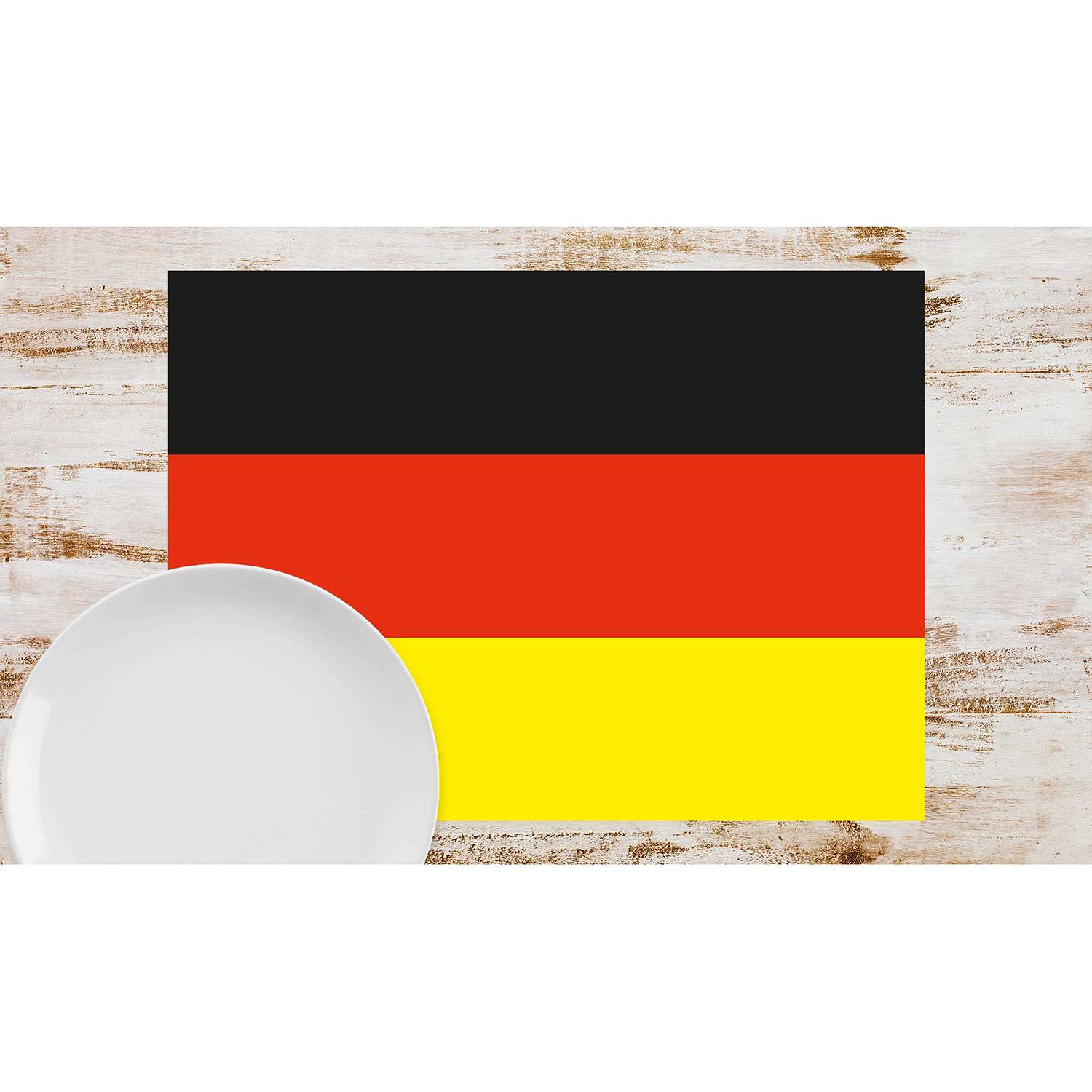 Tischset Deutsche Flagge (12er-Set) von tischsetmacher