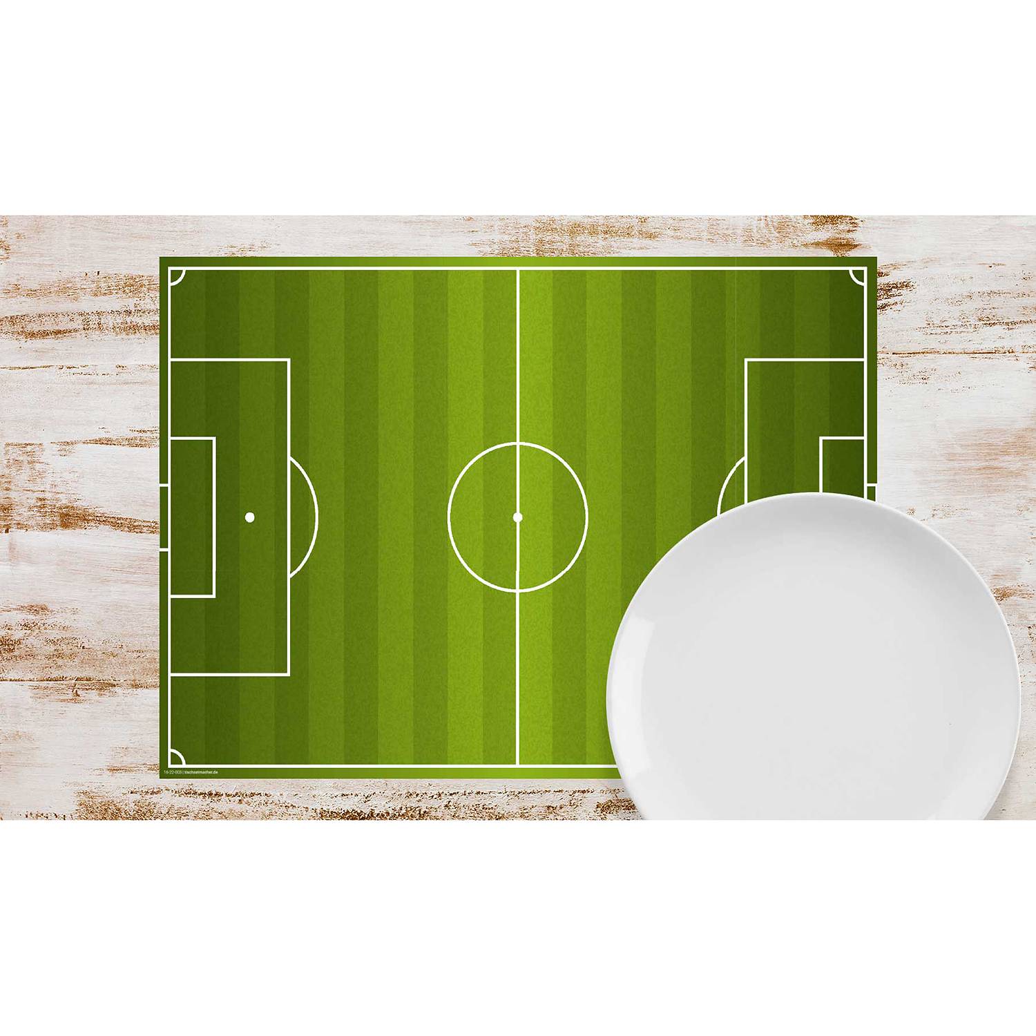 Tischset Fußballfeld (12er-Set) von tischsetmacher